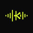 Kai Vox logosu — neon ses dalgası K işareti